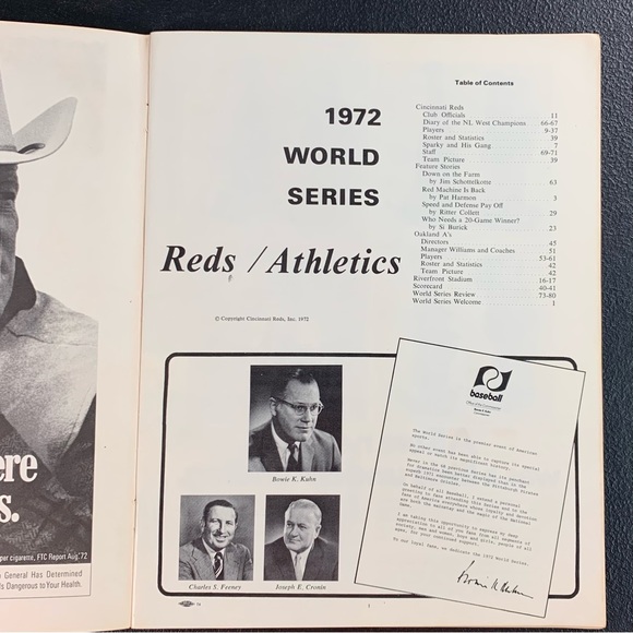 1972-1973 Cincinnati Reds team magazine bundle. - Picture 3 of 16